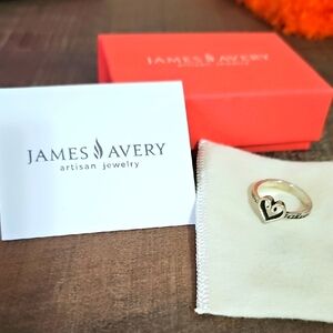 James Avery Silver Heart Ring